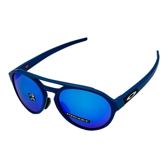 Oakley Forager Asia Fit Matte Poseidon Prizm Sapphire Polarized Sunglasses - Picture 1 of 7
